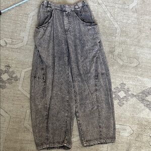Free People High Road Barrel Pants XS